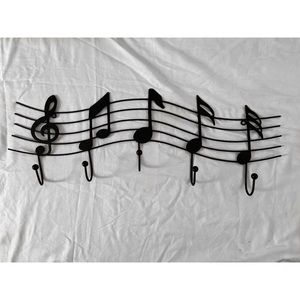 Music notes coat hanger